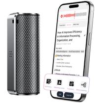 Gravador de voz AI Zotduo com transcrição e tradução em tempo real, 64GB