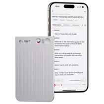 Gravador de voz com IA, gravador de áudio Plaud Note com capa, controle de aplicativo, transcrição e resumo com tecnologia de IA, suporte 112 idiomas