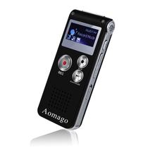 Gravador de voz digital Aomago 64GB com reprodução e USB