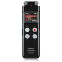 Gravador de voz digital EVISTR L357 64GB com reprodução 1536KPBS