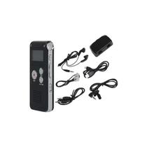 Gravador de voz digital portátil de 8GB Mp3 com gravação de 8h