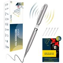 Gravador de Voz Digital VOLTEK 64GB - USB 3.0 Tipo C - Cinza