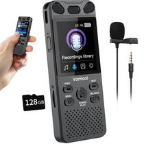 Gravador de voz digital Vormooi 160GB com reprodução 110 horas