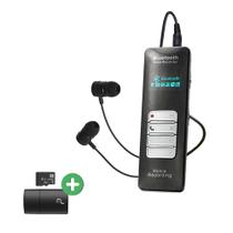 Gravador de Voz Espião e Telefone Fixo Profissional com Cartão 4GB