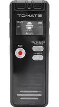 Gravador De Voz Profissional Portátil Digital Tomate 8gb Cor Preto Modelo 559 - Envio no mesmo dia