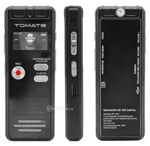 Gravador De Voz Profissional Portátil Recarregavel Digital Tomate 8gb Mod. 559 - Envio no mesmo dia Gravador De Voz Profissional Portátil Recarregavel Digital Tomate 8gb Mod. 559 - Envio no mesmo dia