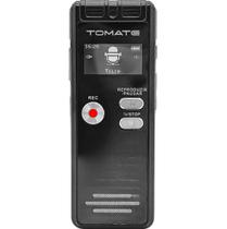 Gravador De Voz Profissional Portátil Recarregavel Digital Tomate 8gb Tomate 559