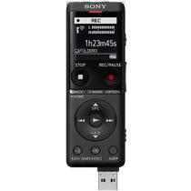 Gravador de Voz Sony ICD-UX570FBC com 4GB para até 159 Horas de Gravação - Preto