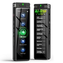 Gravador de voz TIMMKOO SR1 136GB AI Playback Transcreve Gravador de voz TIMMKOO SR1 136GB AI Playback Transcreve