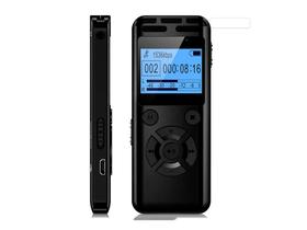 Gravador Digital 32 Gb Ativado Por Voz V52 Preto