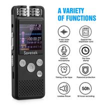Gravador Digital Ativado Por Voz - Profissional 8 Gb