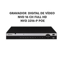 Gravador digital de vídeo nvr 16 ch full hd nvd 3016p poe Gravador digital de vídeo nvr 16 ch full hd nvd 3016p poe