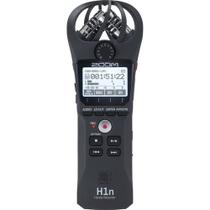 Gravador digital portátil zoom h1n com microfone x/y preto