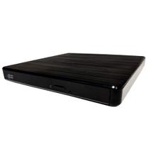Gravador DVD Externo Bluecase Slim BGDE-01S - Portátil - USB - BGDE01SCASE