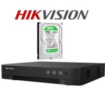 Gravador Dvr 8 Canais Full Hd Turbo Hikvision Ds-7208hqhi-k1 + HD 500GB