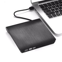 Gravador e Leitor de CD e DVD Externo USB 3.0 Drive Portátil PC Desktop Notebook