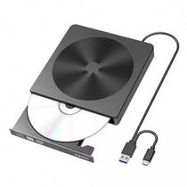 Gravador e Leitor de DVD CD Slim Preto 5gbs USB 3.0 Para Notebook Dell Samsung Acer Lenovo