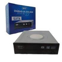 Gravador Externo CD/DVD Conexão Sata Knup - KP-LE301
