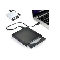 Gravador externo de CD e DVD USB Portable Slim para PC Mac