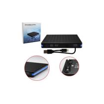 Gravador Externo Slim Portatil Dvd-Rw Usb 3.0 Type C Dg-320c Dex