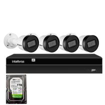 Gravador Nvd 1404p Poe Intelbras P/ 04 Câmeras Vipc 1230 Intelbras