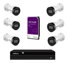 Gravador Nvr Intelbras 1408p Poe 6 Câmeras Vipc 1230 b