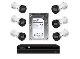 Gravador Nvr Intelbras 1408p Poe 6 Câmeras Vipc 1230 Bullet Gravador Nvr Intelbras 1408p Poe 6 Câmeras Vipc 1230 Bullet