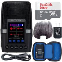 Gravador prático Zoom H2essential Multi-Mic de 32 bits com acessório Gravador prático Zoom H2essential Multi-Mic de 32 bits com acessório