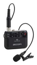 Gravador Zoom F2 com Microfone Lavalier - 32 Bits - Body-Pack