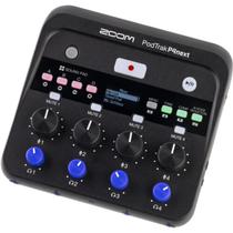 Gravador zoom podtrak p4next áudio podcast multitrack portátil