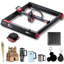 Gravadora Laser CNC Alpha MK2 20W, Corta MDF 20mm e Grava Metais, com Bomba de Ar, Base Colméia e Treinamento Gratuito Gravadora Laser CNC Alpha MK2 20W, Corta MDF 20mm e Grava Metais, com Bomba de Ar, Base Colméia e Treinamento Gratuito