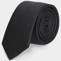 Gravata Aramis Jacquard Seda Waves Ve26 Preto Masculino