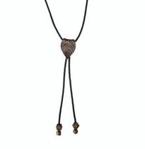 Gravata bolo tie folha Gravata bolo tie folha