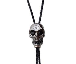 Gravata bolo tie skull black Gravata bolo tie skull black