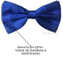 Gravata Borboleta Azul Royal Para Padrinhos E Eventos.