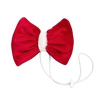 Gravata Borboleta de Natal para Cães Plush Aveludado