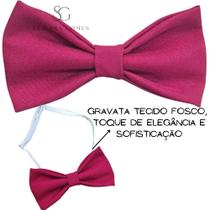 Gravata Borboleta Marsala Tecido Fosco Infantil Para Pajens e Eventos