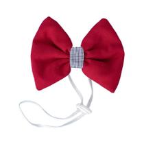 Gravata Borboleta Modernpet Vermelha para Cães - Estampas Sortidas