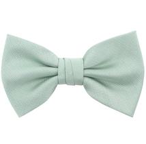 Gravata borboleta OCIA pré-amarrada ajustável verde-menta 12 x 7 cm
