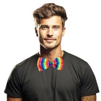 Gravata Borboleta Rainbow Arco-Íris LGBT