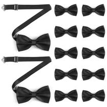 Gravata borboleta SemalTree Black, 12 peças para homens, mulheres, meninos e animais de estimação Gravata borboleta SemalTree Black, 12 peças para homens, mulheres, meninos e animais de estimação