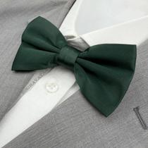 Gravata Borboleta Verde Esmeralda Adulto Padrinhos Noivo Casamento Formatura Eventos BA549
