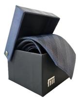 Gravata Cinza Listra Fatto A Mano 1200 Fios + Caixa Gravata Cinza Listra Fatto A Mano 1200 Fios + Caixa