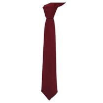 Gravata Clássica Fosca Semi Slim Marsala 10 Unidades