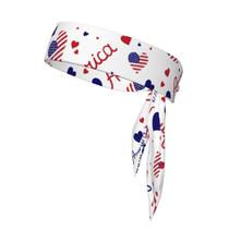 Gravata com bandeira americana IYQCJ para homens e mulheres Gravata com bandeira americana IYQCJ para homens e mulheres