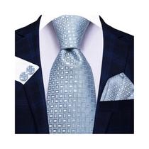 Gravata De Negócios Listrada Azul Vermelha 85cm Jacquard Gravata Masculina Uso Diário Acessórios