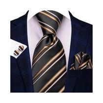 Gravata De Negócios Listrada Azul Vermelha 85cm Jacquard Gravata Masculina Uso Diário Acessórios