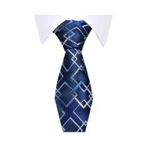 Gravata De Seda Masculina 8cm Listrada Céu Azul Design Clássico Acessórios De Camisa De Escritório