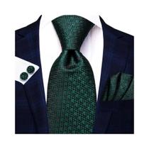 Gravata De Seda Verde Borgonha Para Homens Elegante Noivo Gravata De Casamento Bolso Quadrado