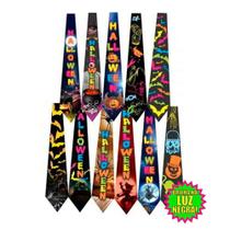 Gravata Halloween Neon - Kit 10 Unidades - Festa Maluca Gravata Halloween Neon - Kit 10 Unidades - Festa Maluca